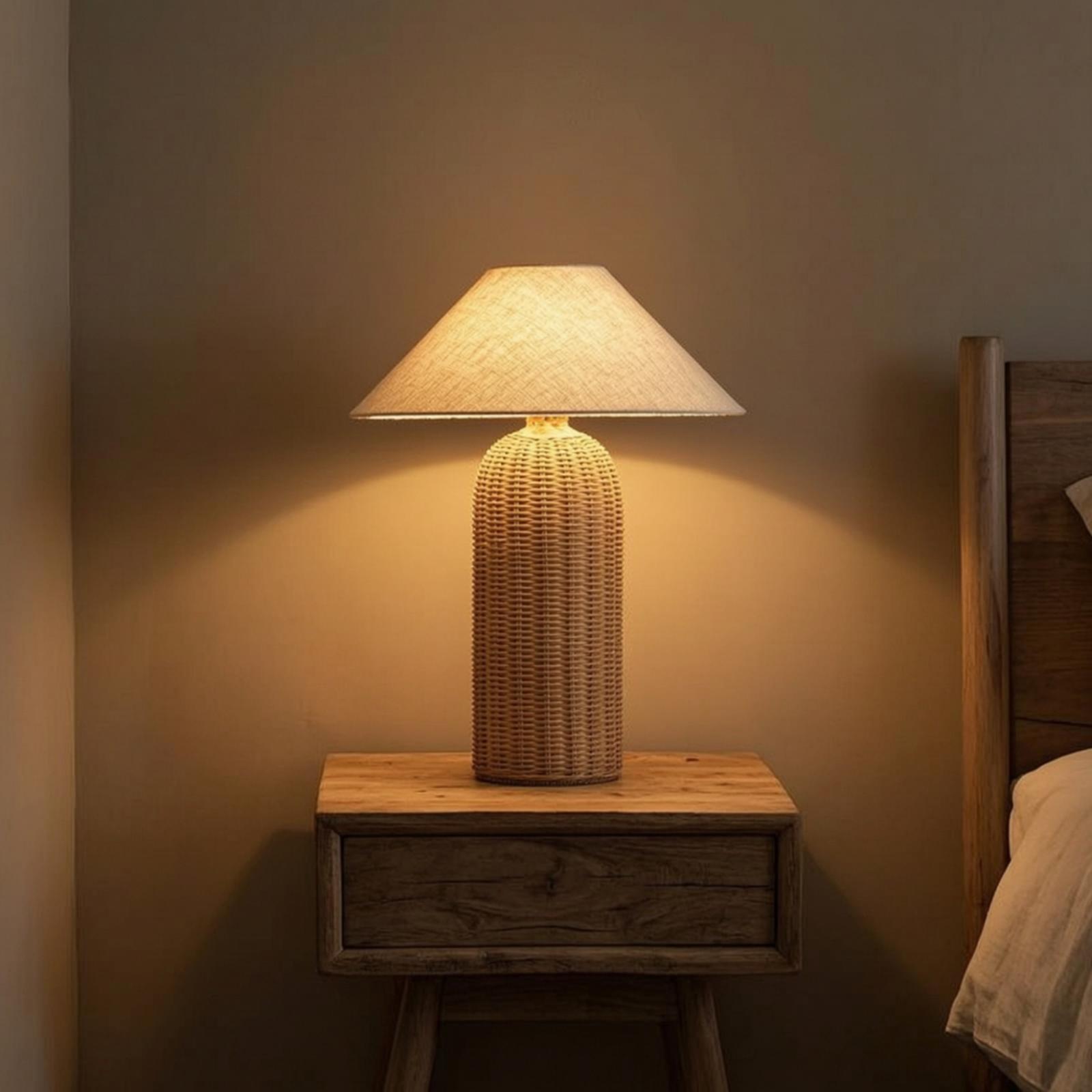 Bedroom Furniture - Lampu Meja Samping Tempat Tidur dengan