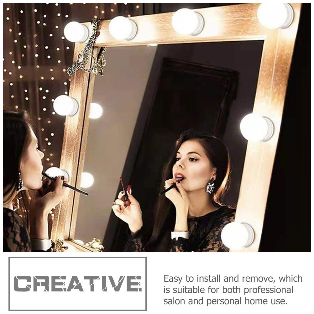 Dressing Table Vanity With Lighted Mirror - 1 Set Lampu LED untuk Cermin