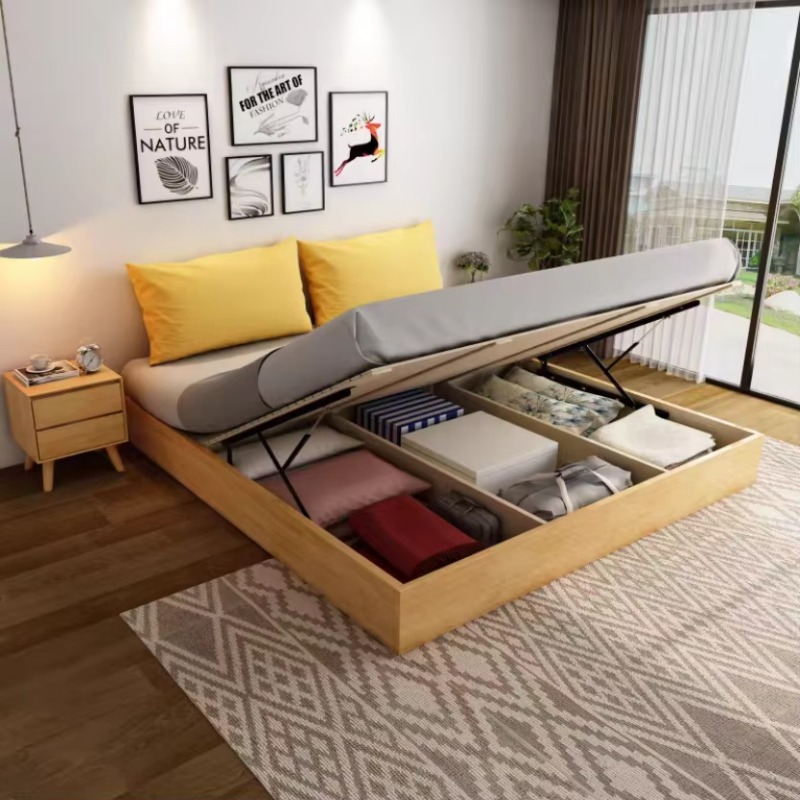Gas Lift Storage Bed Hydraulic - Rangka Tempat Tidur dengan Penyimpanan Model