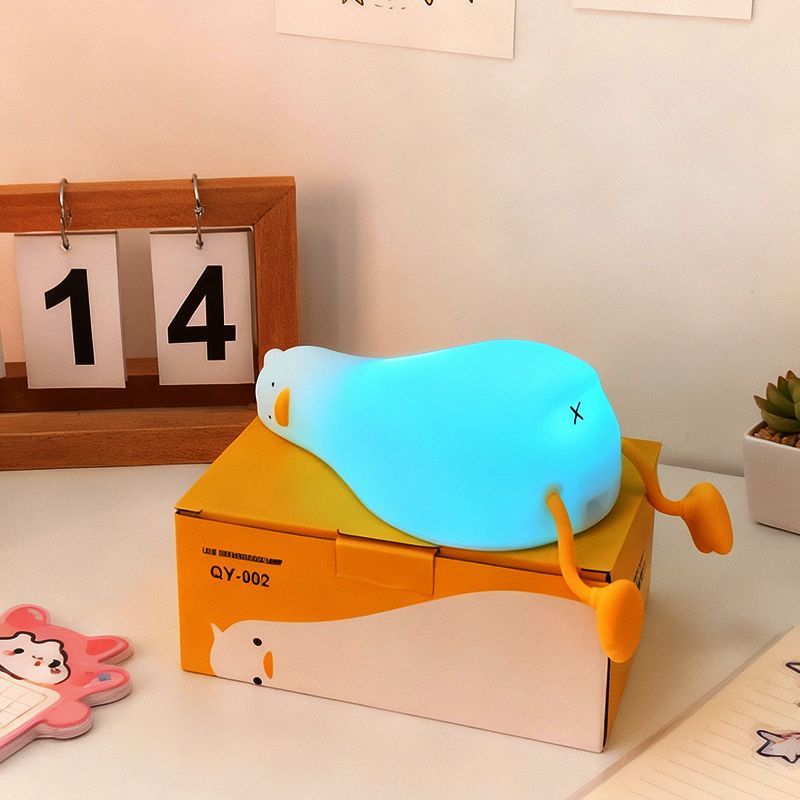Floating Nightstand With Led Light - Lampu Malam Anak LED Lampu Bebek