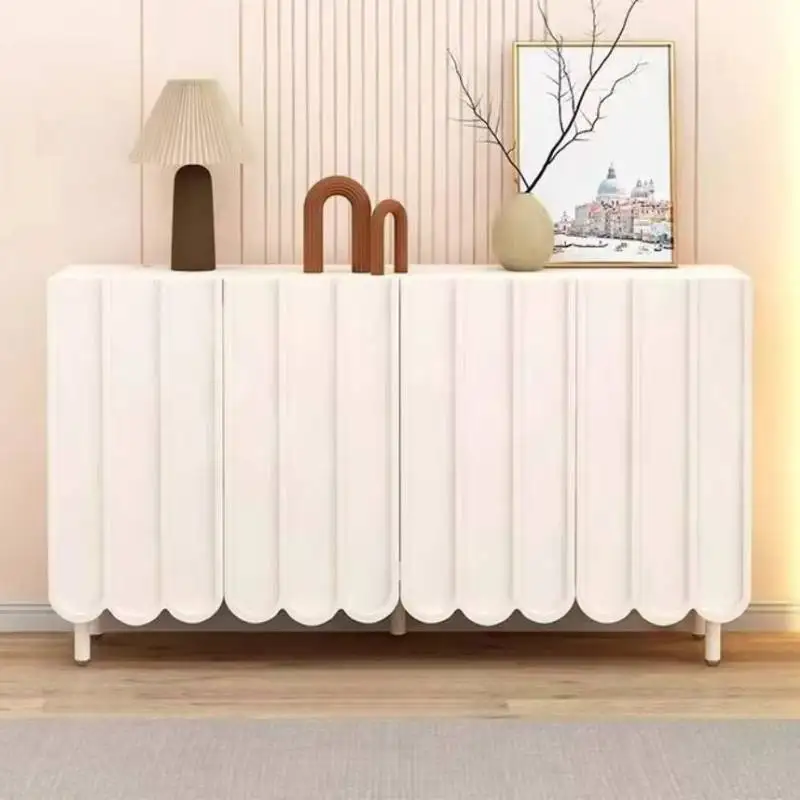 Shoe Rack Cabinet Narrow Entryway - Lemari Sepatu Minimalis Putih Gaya Italia