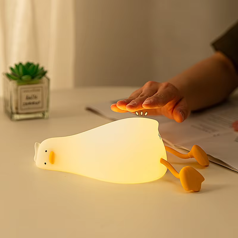Floating Nightstand With Led Light - Lampu Malam LED Isi Ulang Bentuk