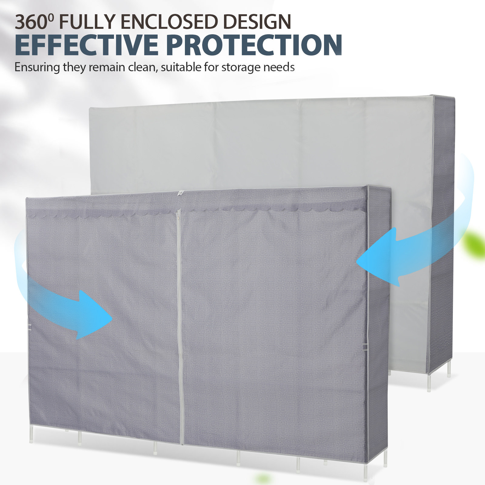 Rak Pakaian Dengan Penutup Lem - Wardrobe Closet Portable Fabric Cover ulasan dan harga