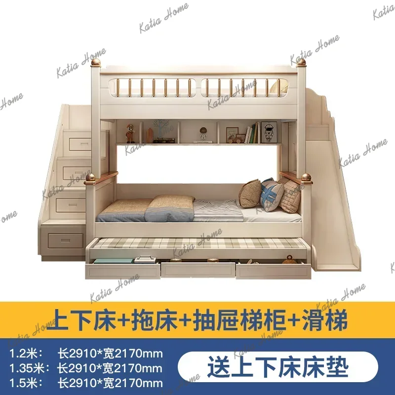 Tempat Tidur Susun Kayu dengan - King Size Bed Frame With Storage Drawers ulasan dan harga