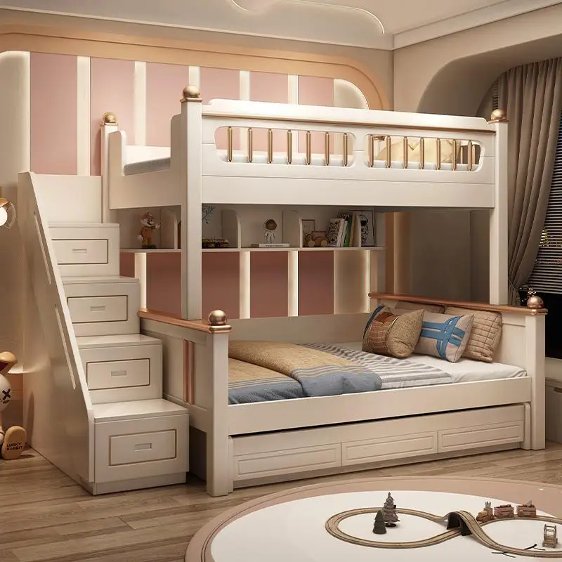 Tempat tidur susun kayu 135x19 - King Size Bed Frame With Storage Drawers ulasan dan harga