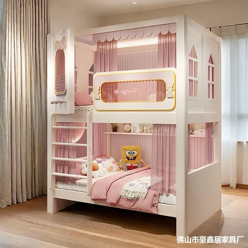 Tempat Tidur Anak Perempuan Mo - Bunk Bed With Stairs And Slide ulasan dan harga