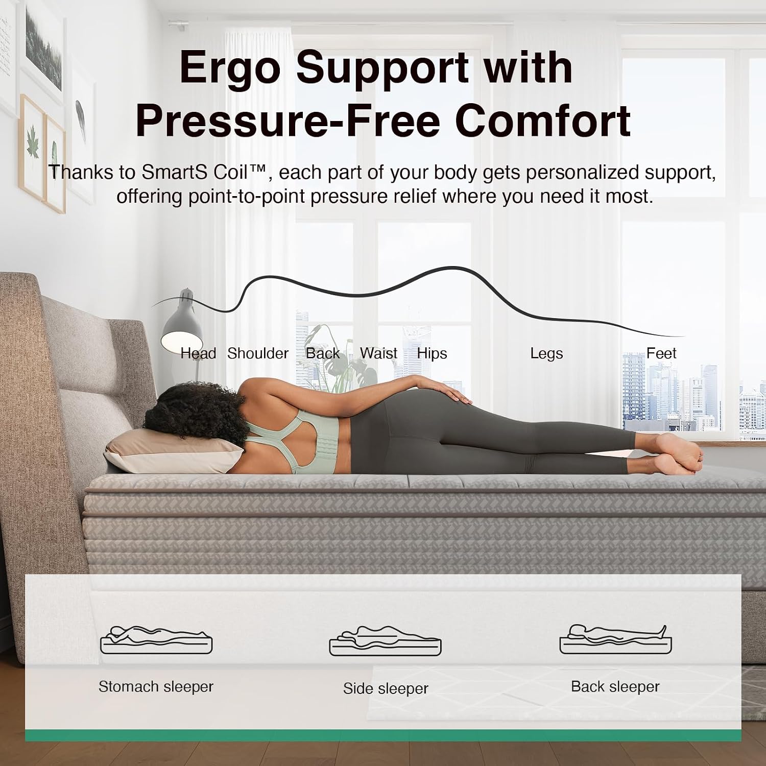 Kasur Ukuran Queen 12 Inci, Ka - Memory Foam Mattress In A Box Queen ulasan dan harga