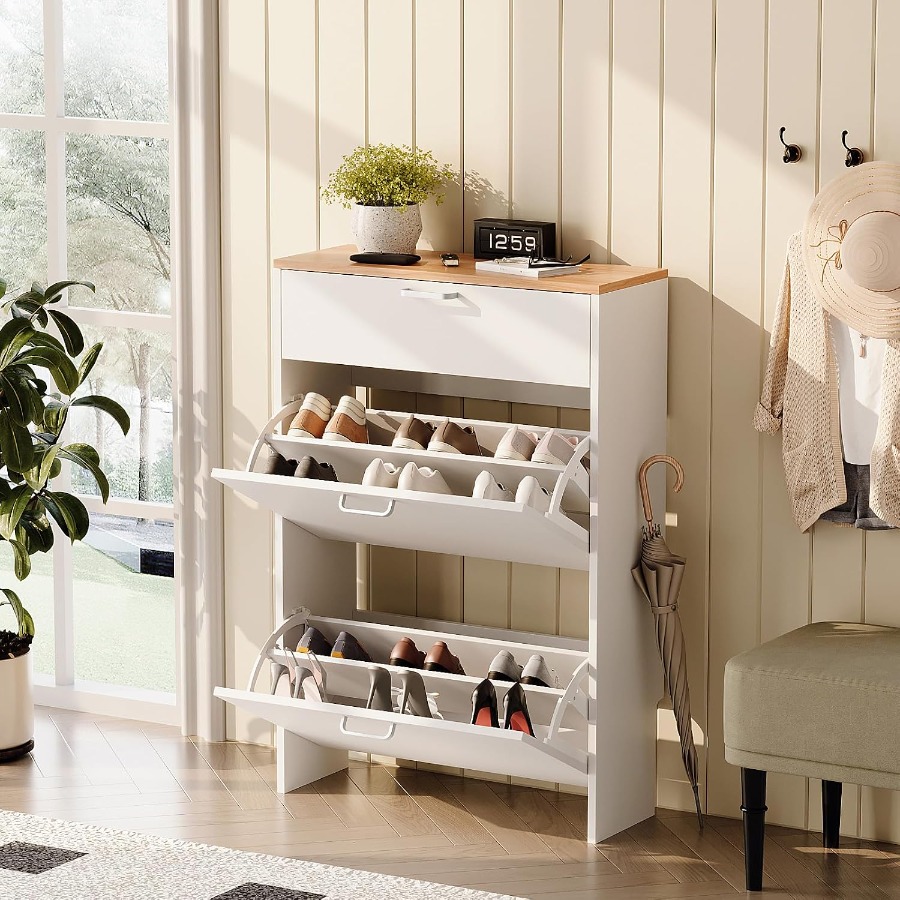 Lemari Penyimpanan Sepatu untu - Shoe Rack Cabinet Narrow Entryway ulasan dan harga