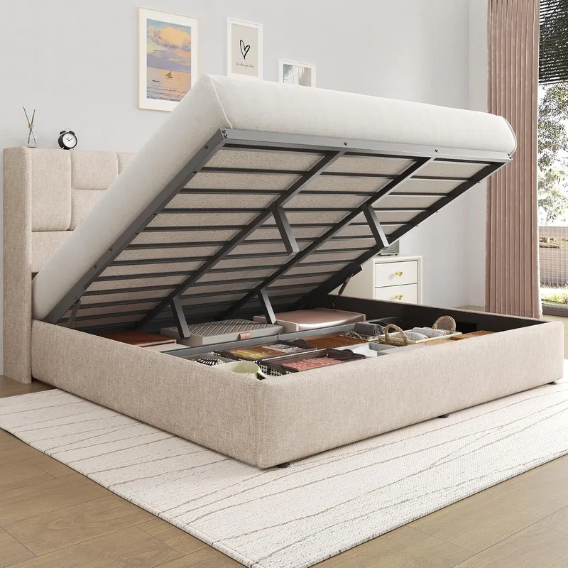 Rangka Tempat Tidur dengan Pen - Gas Lift Storage Bed Hydraulic ulasan dan harga