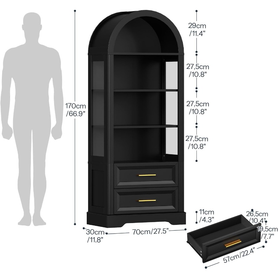 Lemari pajangan, rak buku ting - Storage ulasan dan harga