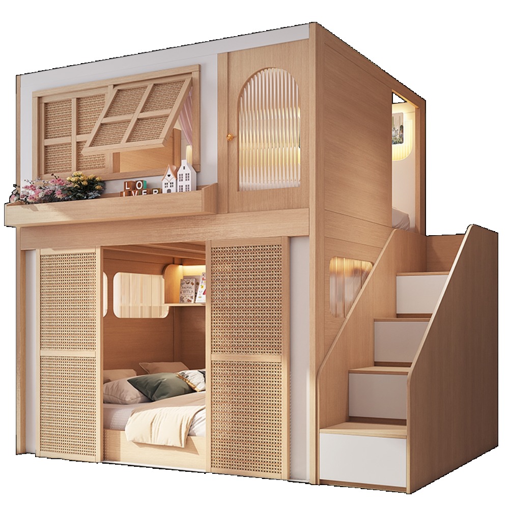 Tempat Tidur Susun dengan Area - Bunk Bed With Stairs And Slide ulasan dan harga