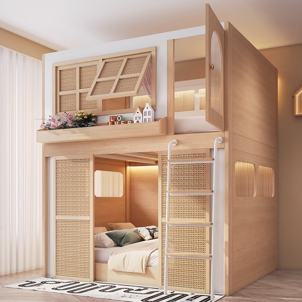 Tempat Tidur Susun dengan Area - Bunk Bed With Stairs And Slide ulasan dan harga
