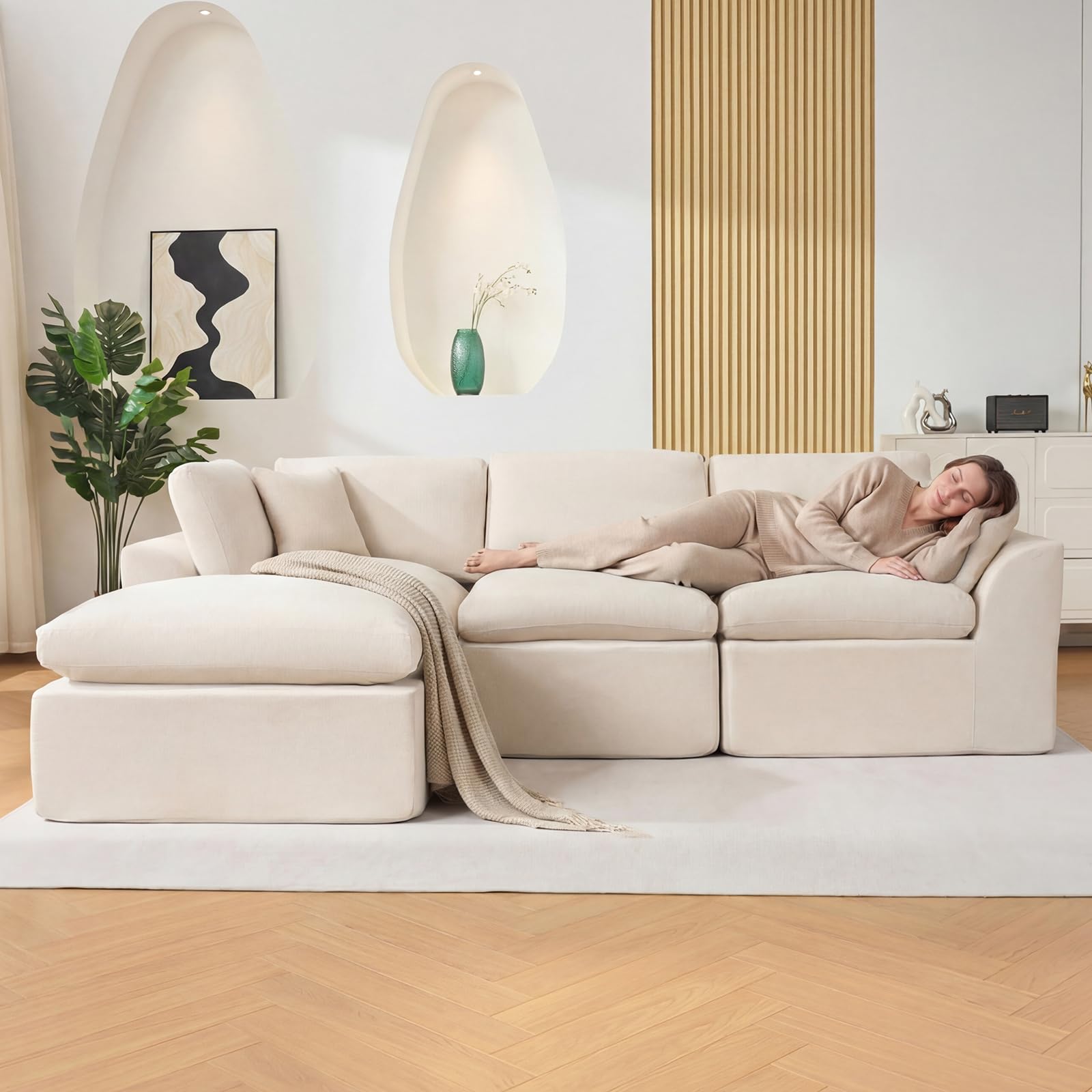 Sofa Modular Sectional 110 Inc - Bedroom Furniture ulasan dan harga