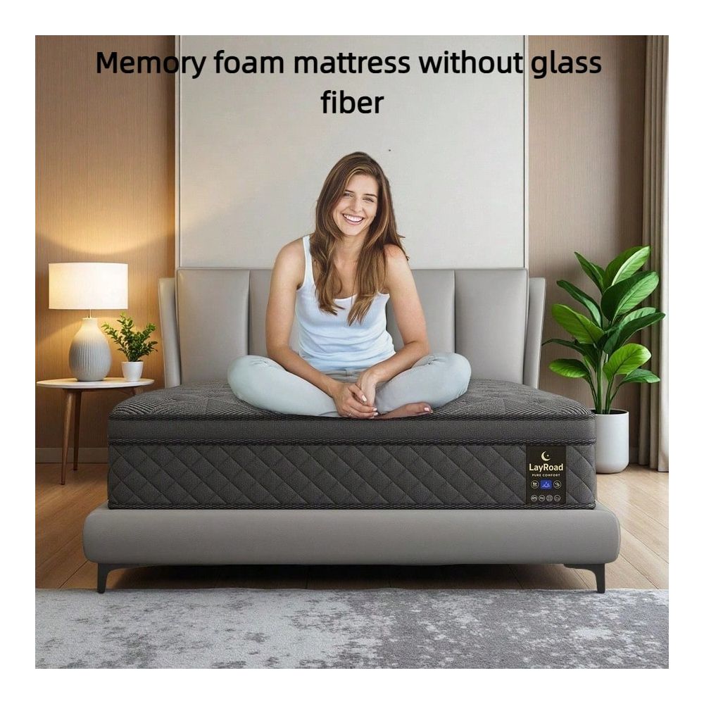 Furnitur Kamar Tidur 12-14 Inc - Memory Foam Mattress In A Box Queen ulasan dan harga