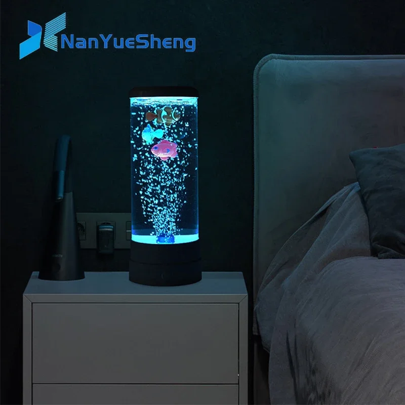 Lampu ikan LED, cahaya suasana - Floating Nightstand With Led Light ulasan dan harga