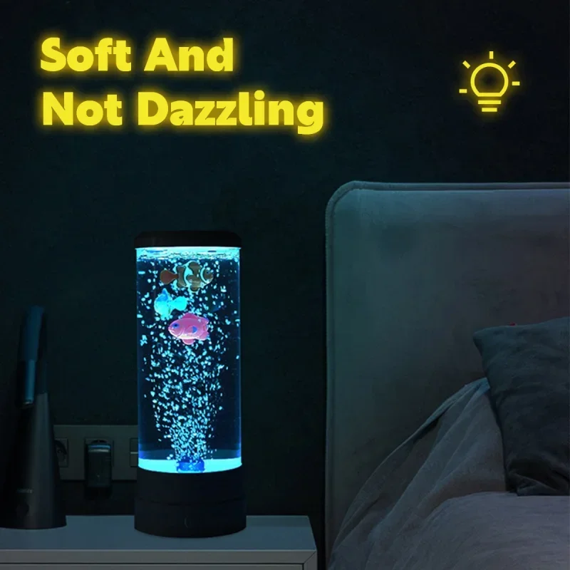 Lampu ikan LED, cahaya suasana - Floating Nightstand With Led Light ulasan dan harga